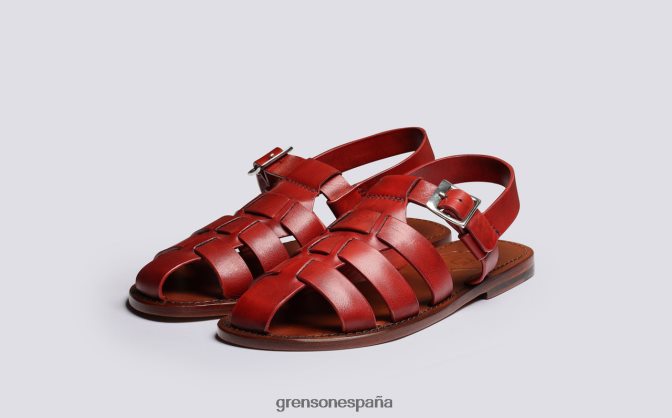 Grenson mujer Reina rojo PB0FB379 sandalias