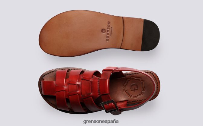 Grenson mujer Reina rojo PB0FB379 sandalias