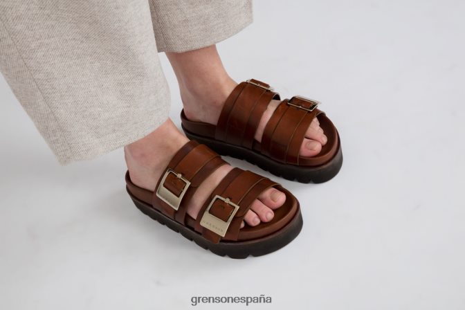 Grenson mujer ida broncearse PB0FB376 sandalias