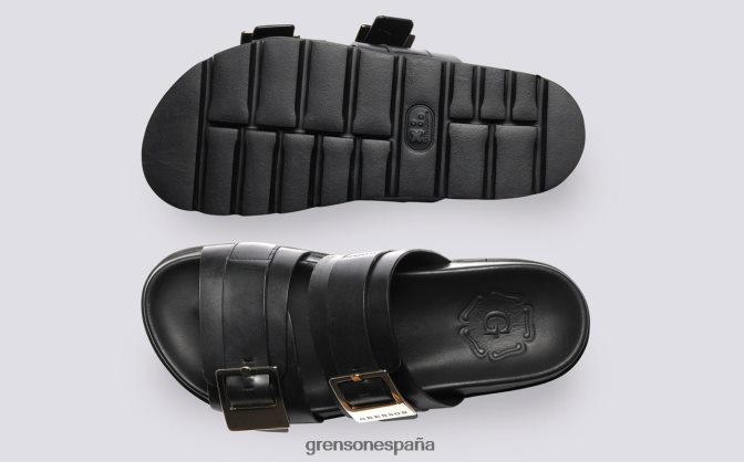 Grenson mujer ida negro PB0FB377 sandalias