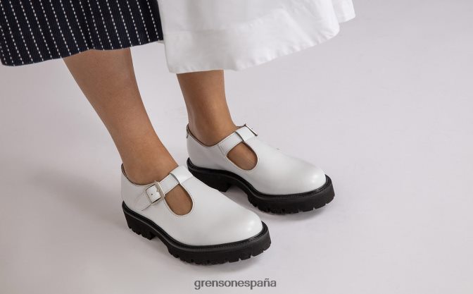 Grenson mujer marylebone blanco PB0FB389 sandalias