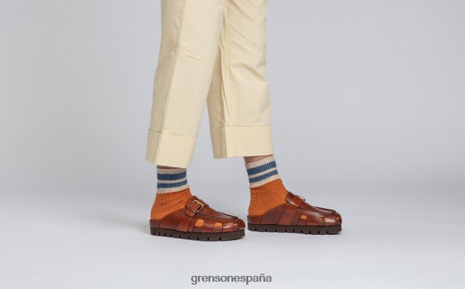 Grenson mujer punteado broncearse PB0FB370 sandalias