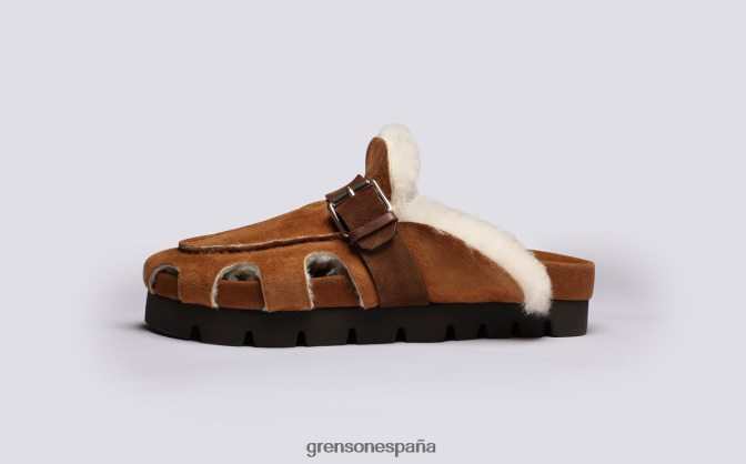 Grenson mujer punteado marrón PB0FB369 sandalias