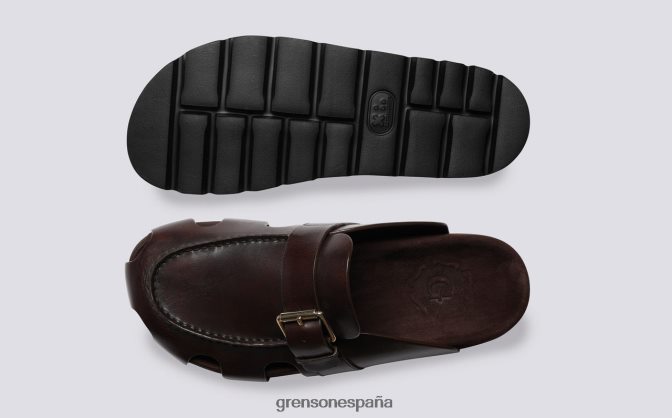 Grenson mujer punteado marron oscuro PB0FB371 sandalias