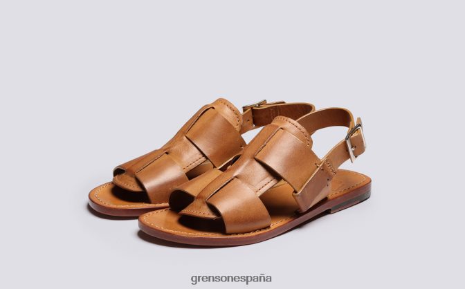 Grenson mujer voluntad 3 jengibre bruñido PB0FB386 sandalias