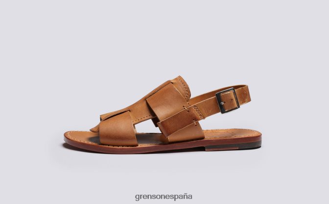 Grenson mujer voluntad 3 jengibre bruñido PB0FB386 sandalias