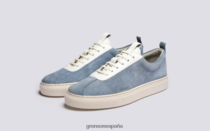 Grenson mujer zapatilla de deporte 1 azul claro PB0FB337 zapatillas
