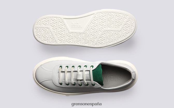 Grenson mujer zapatilla de deporte 30 blanco verde PB0FB341 zapatillas