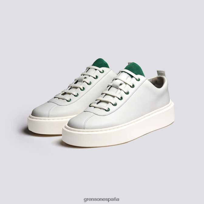 Grenson mujer zapatilla de deporte 30 blanco verde PB0FB341 zapatillas