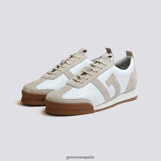 Grenson mujer zapatilla de deporte 51 beige PB0FB343 zapatillas