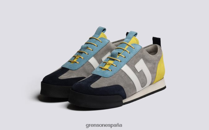 Grenson mujer zapatilla de deporte 51 gris multi PB0FB348 zapatillas