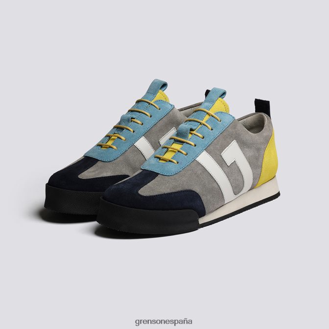 Grenson mujer zapatilla de deporte 51 gris multi PB0FB348 zapatillas