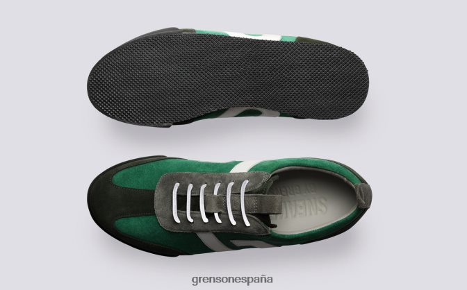 Grenson mujer zapatilla de deporte 51 multi verde PB0FB346 zapatillas