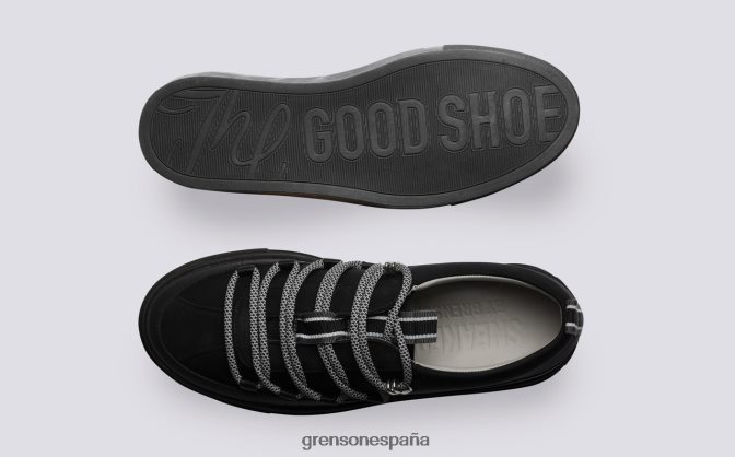 Grenson mujer zapatilla de deporte 68 negro PB0FB355 zapatillas