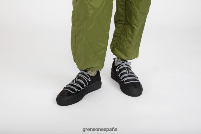 Grenson mujer zapatilla de deporte 68 negro PB0FB355 zapatillas