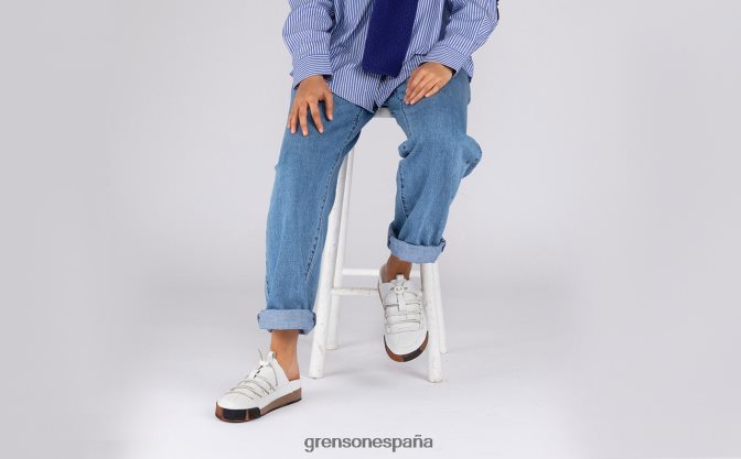 Grenson mujer zapatilla de deporte 75 blanco PB0FB356 zapatillas