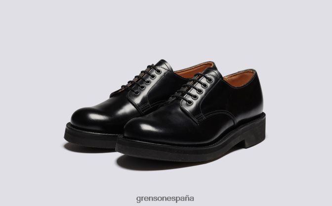 Grenson mujer Devon negro PB0FB308 zapatos formales
