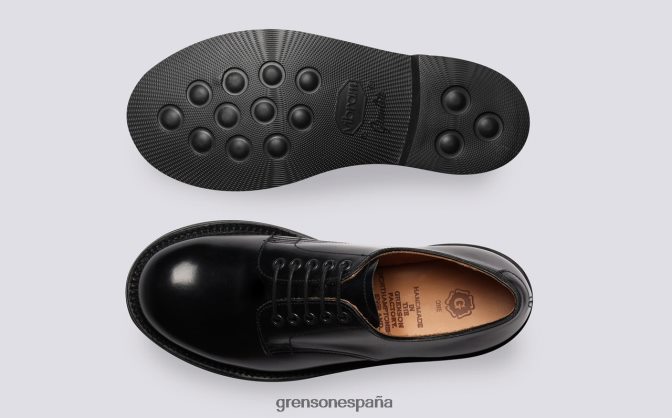 Grenson mujer Devon negro PB0FB308 zapatos formales