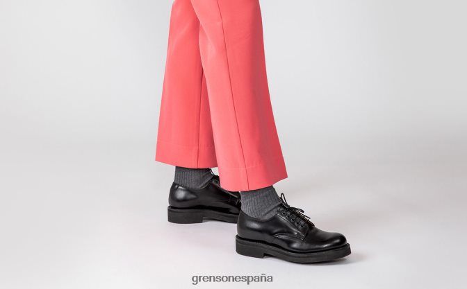 Grenson mujer Devon negro PB0FB308 zapatos formales