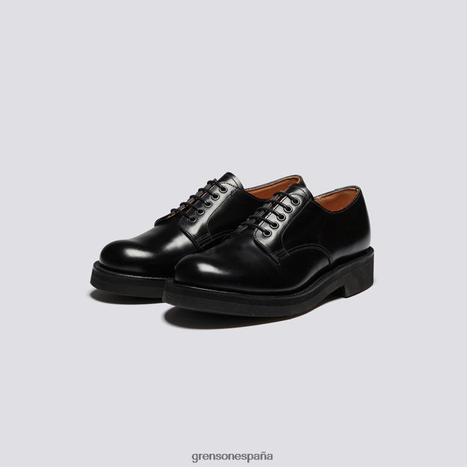 Grenson mujer Devon negro PB0FB308 zapatos formales