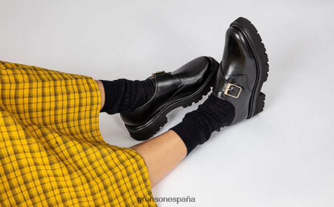 Grenson mujer Jenna negro PB0FB325 zapatos formales