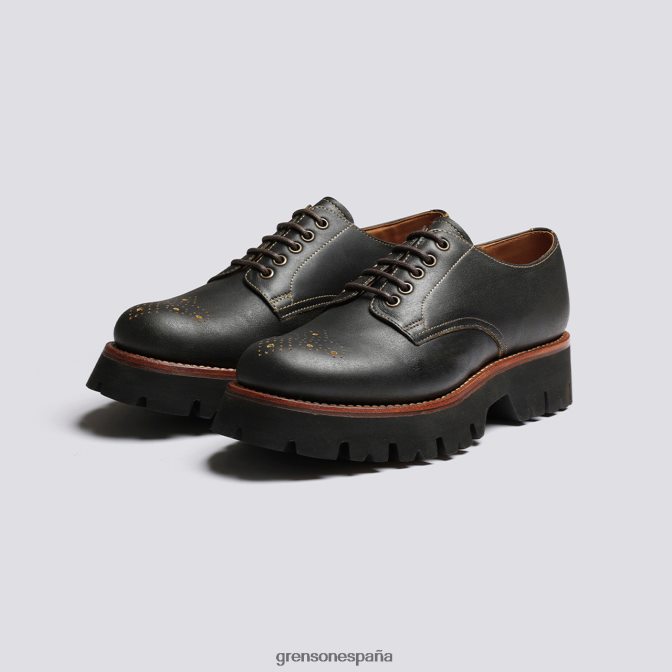 Grenson mujer acebo marrón antiguo PB0FB322 zapatos formales