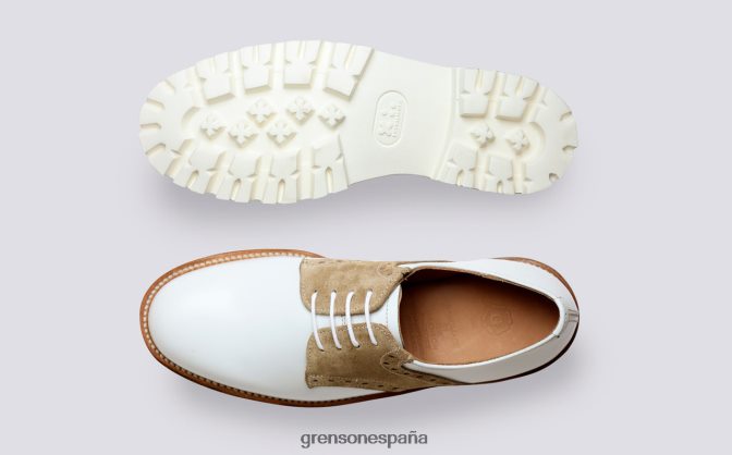Grenson mujer el estante l16 blanco PB0FB311 zapatos formales