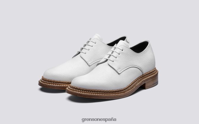 Grenson mujer evie blanco PB0FB327 zapatos formales