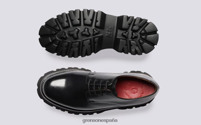 Grenson mujer evie negro PB0FB317 zapatos formales