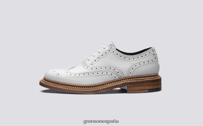 Grenson mujer rosa blanco PB0FB328 zapatos formales