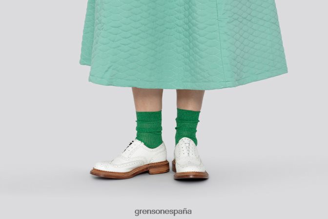 Grenson mujer rosa blanco PB0FB328 zapatos formales