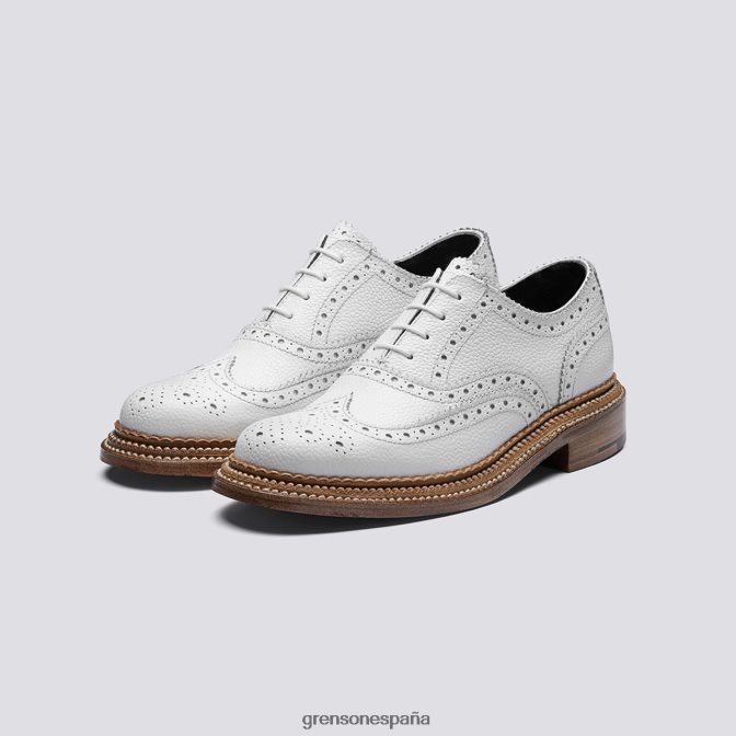 Grenson mujer rosa blanco PB0FB328 zapatos formales