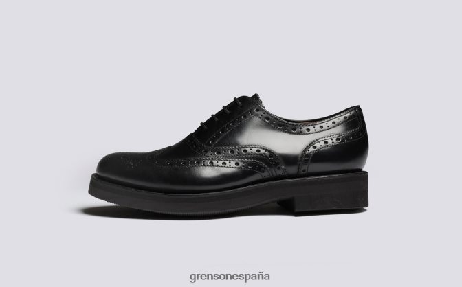 Grenson mujer rosa negro PB0FB314 zapatos formales