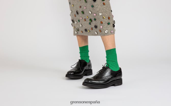 Grenson mujer rosa negro PB0FB314 zapatos formales