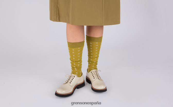 Grenson mujer villancico crema PB0FB318 zapatos formales